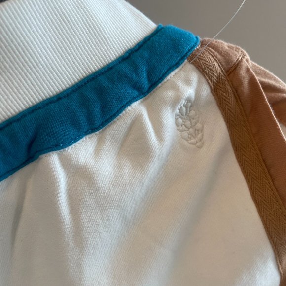 Free People  Movement Playoff Colorblock Wide Leg Cargo Pockets Ivory Size M - Picture 6 of 10